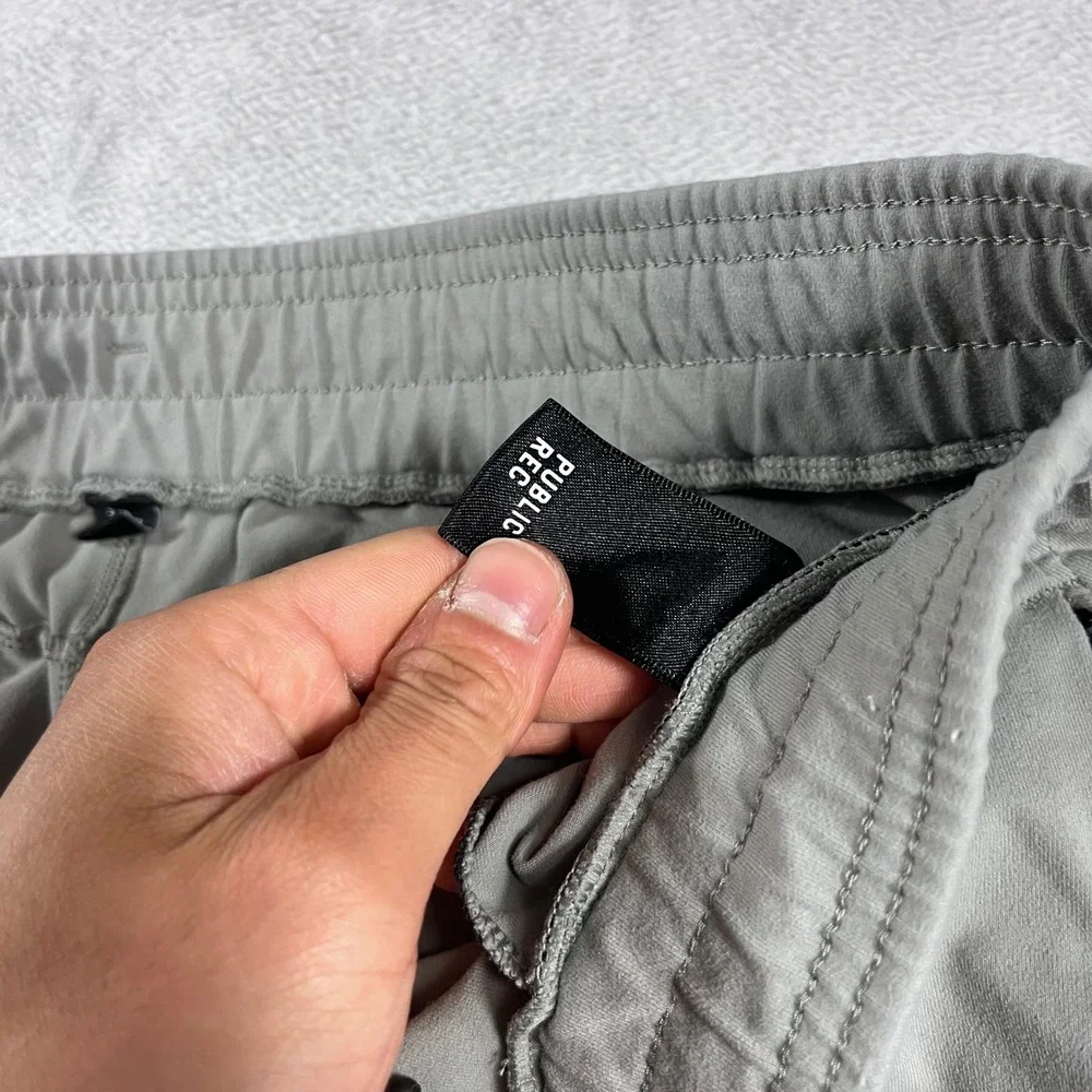 Public Rec All Day Every Day Pants Mens 38x32 Grey Stretch Tapered Chino Jogger